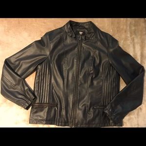4/$10 Faux Leather Jacket